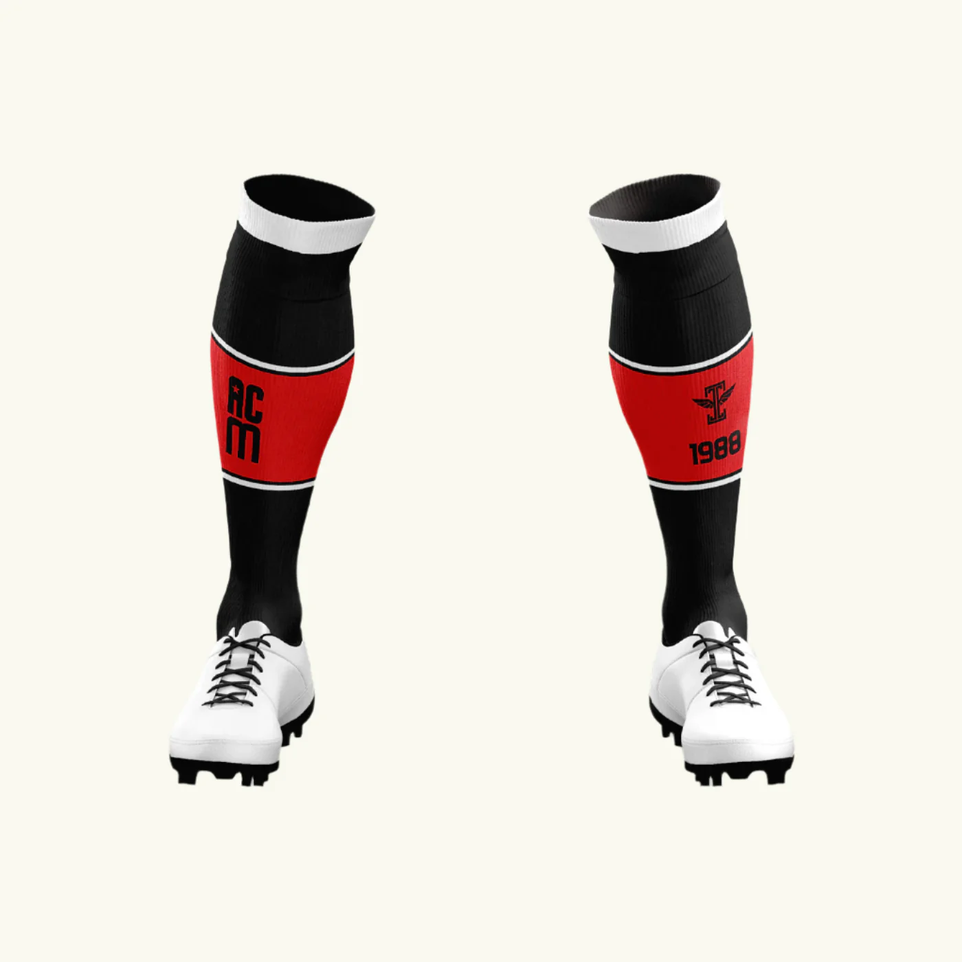 AC Montgomery Black Socks