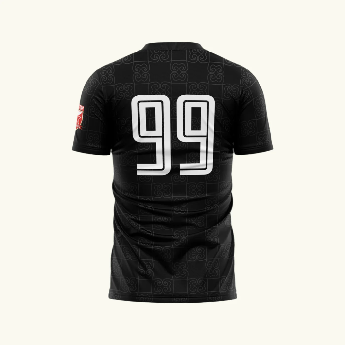 White Eagles SC Black Jersey - Image 2